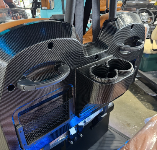 Carbon fibre seat backs