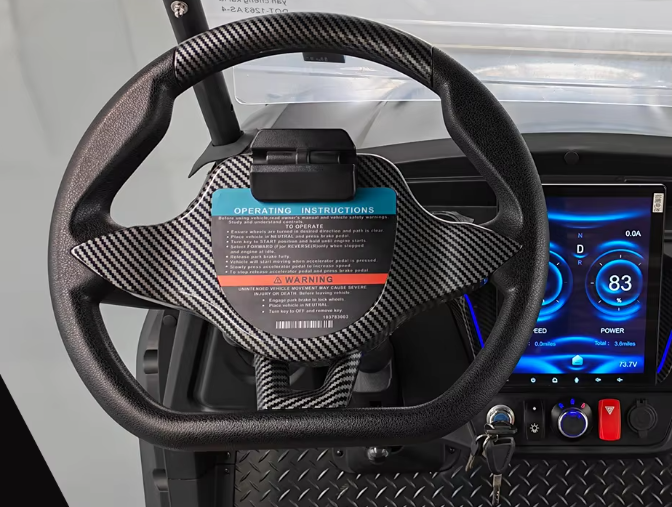 Carbon fibre steering wheel