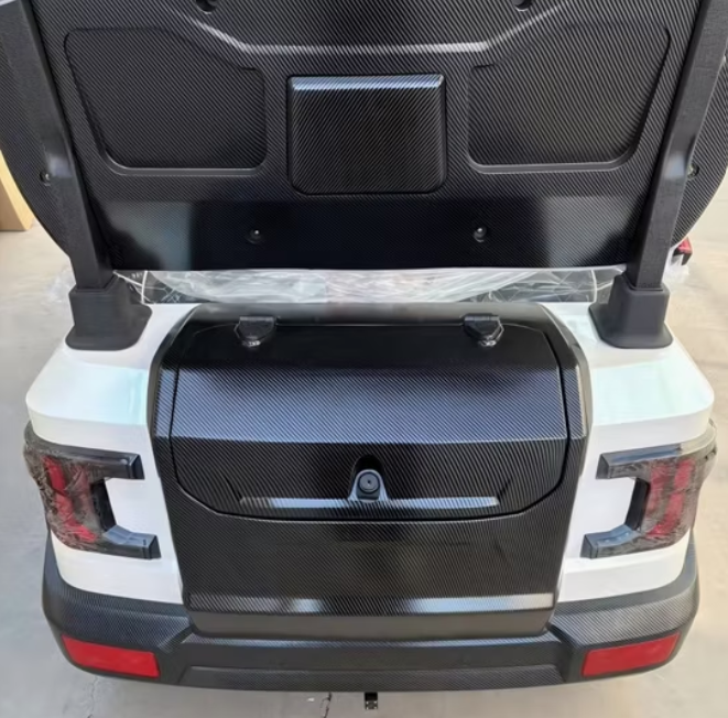 Monaco FF4 carbon fibre rear cargo box and LED tail lights