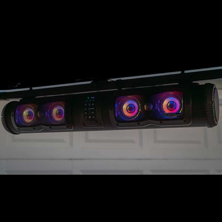 Monaco FF4 RGB illuminated overhead sound bar
