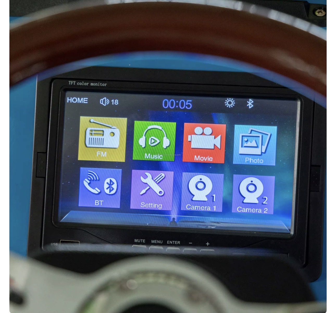 Capri dashboard display