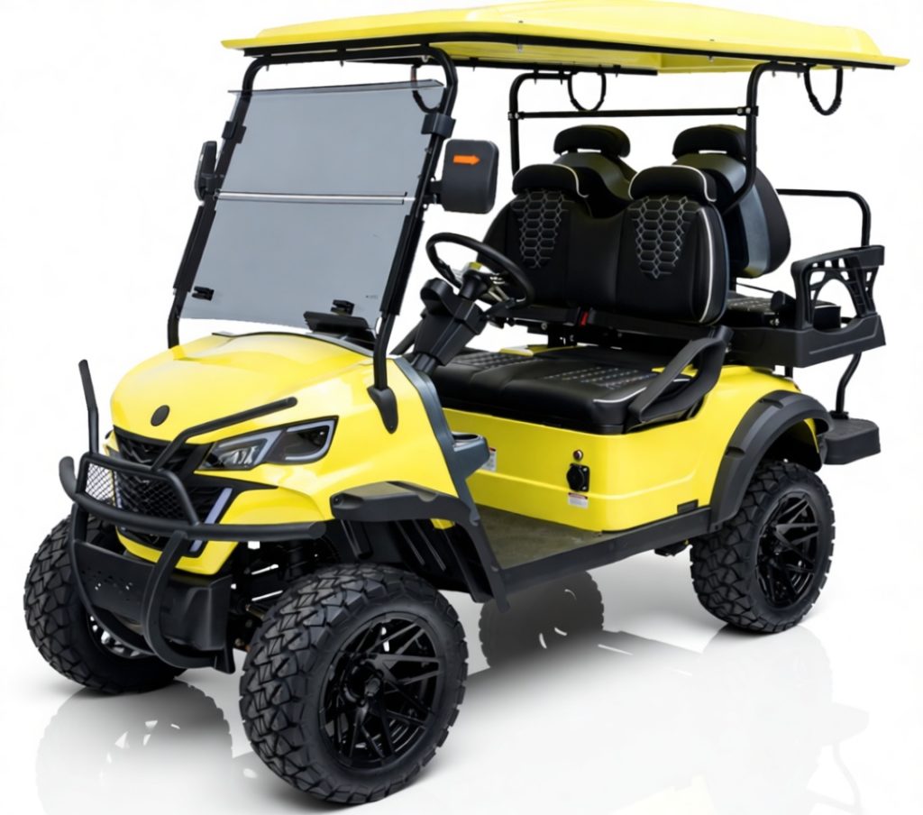 Riviera FR4 four-seater luxury electric golf cart