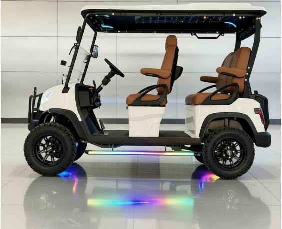 Monaco FF4 forward-facing luxury electric golf cart